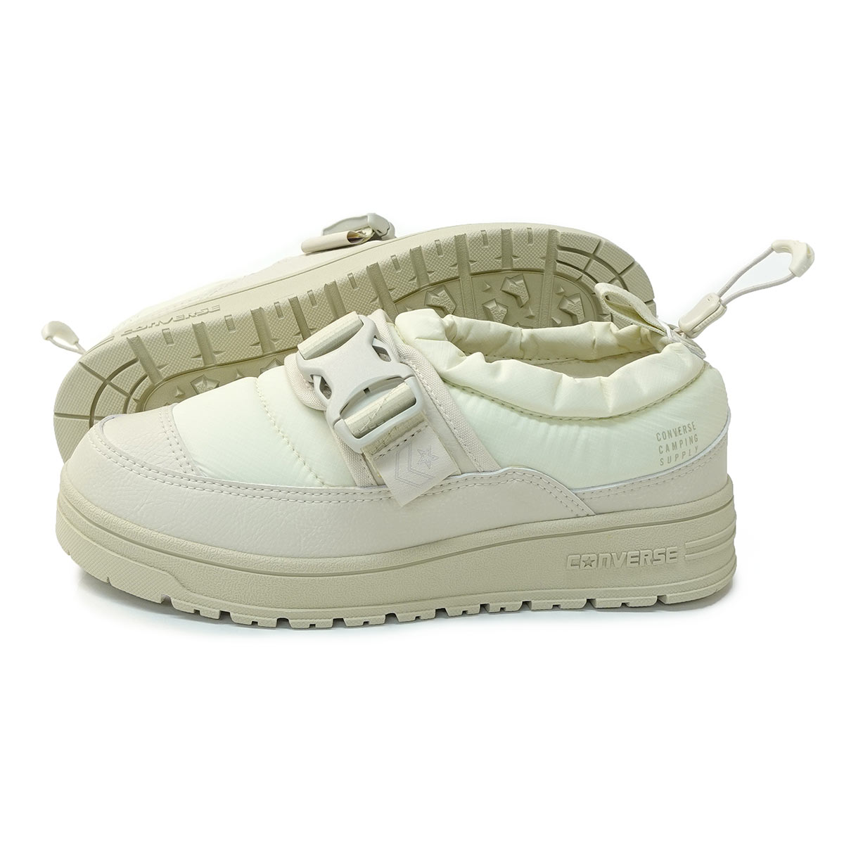 モックシューズ メンズ レディース MOC CP WT ミリタリーホワイト 防寒