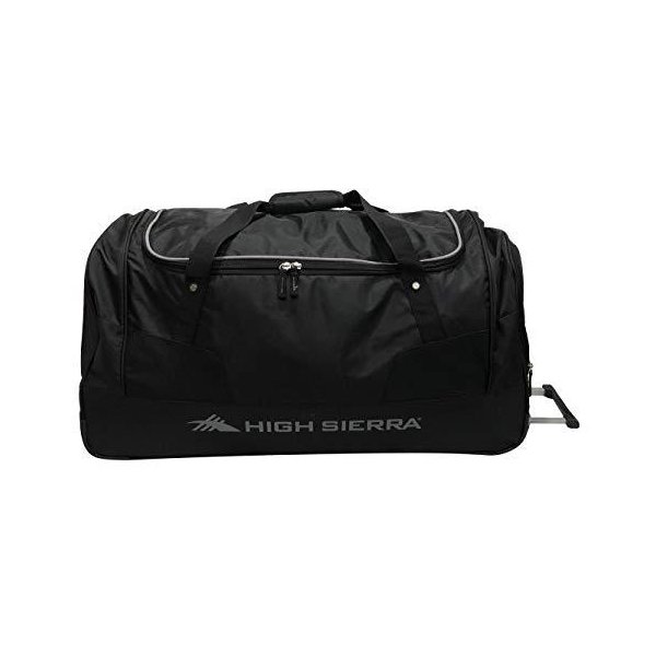 High Sierra Wheeled Duffel Bag (Black/Charcoal， 26-Inch) 並行輸入品