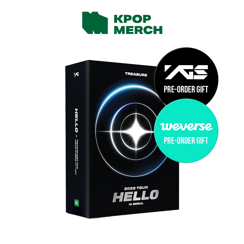 【Weverse/YG特典選択】TREASURE - 2022 TOUR [HELLO] IN SEOUL KiT VIDEO[1月8日発売]
