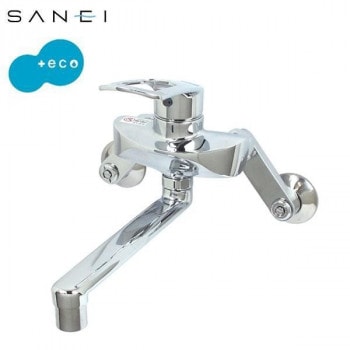 三栄水栓 SANEI キッチン用(壁付) シングル混合栓 K1712E2-13