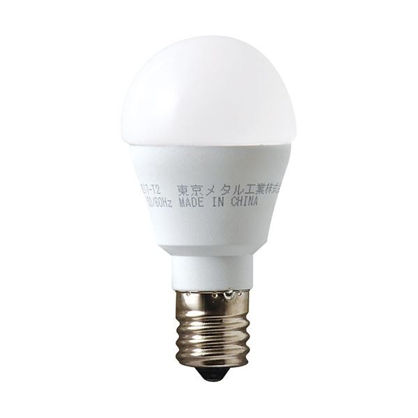 5個セット] 東京メタル工業 LED電球 ミニクリプトン型 昼白色 60W相当 
