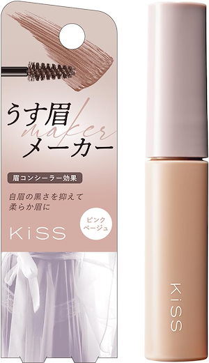 KiSS キス うす眉メーカー 01ピンクベージュ 6g 柔らか素眉 眉コンシーラー