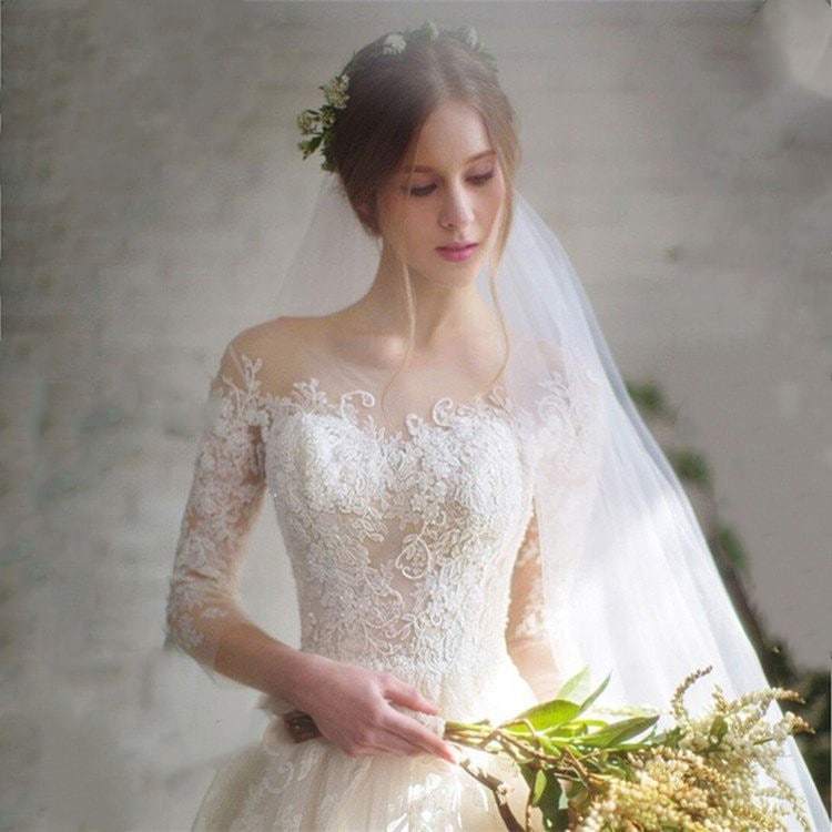 ウェディングドレス/結婚式/二次会/ホワイト/花嫁ドレス/ウェディング/プリンセスドレス/白ドレス/