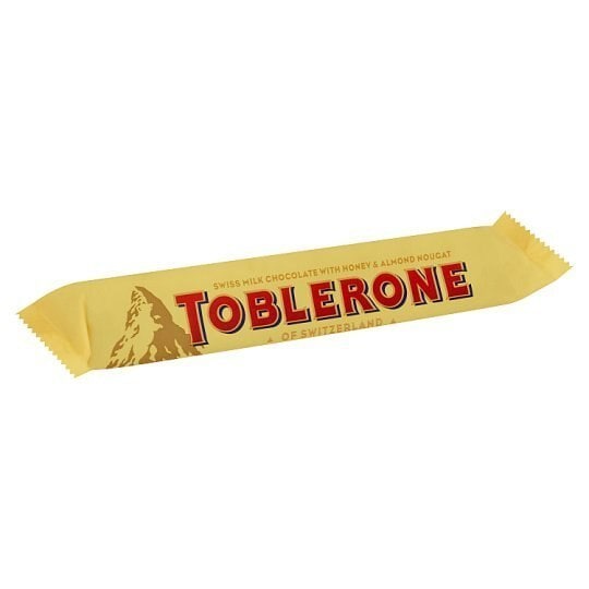その他 Toblerone Swiss Milk Chocolate with Honey & Almond Nougat 50g