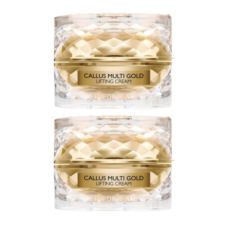 【1+1】カラス マルチ ゴールド リフティング クリーム 50ml x 2個 / ペプチド7種 純金含有