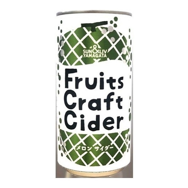 山形食品 フルーツクラフトサイダー メロン 缶 200mlx30 メーカー直送