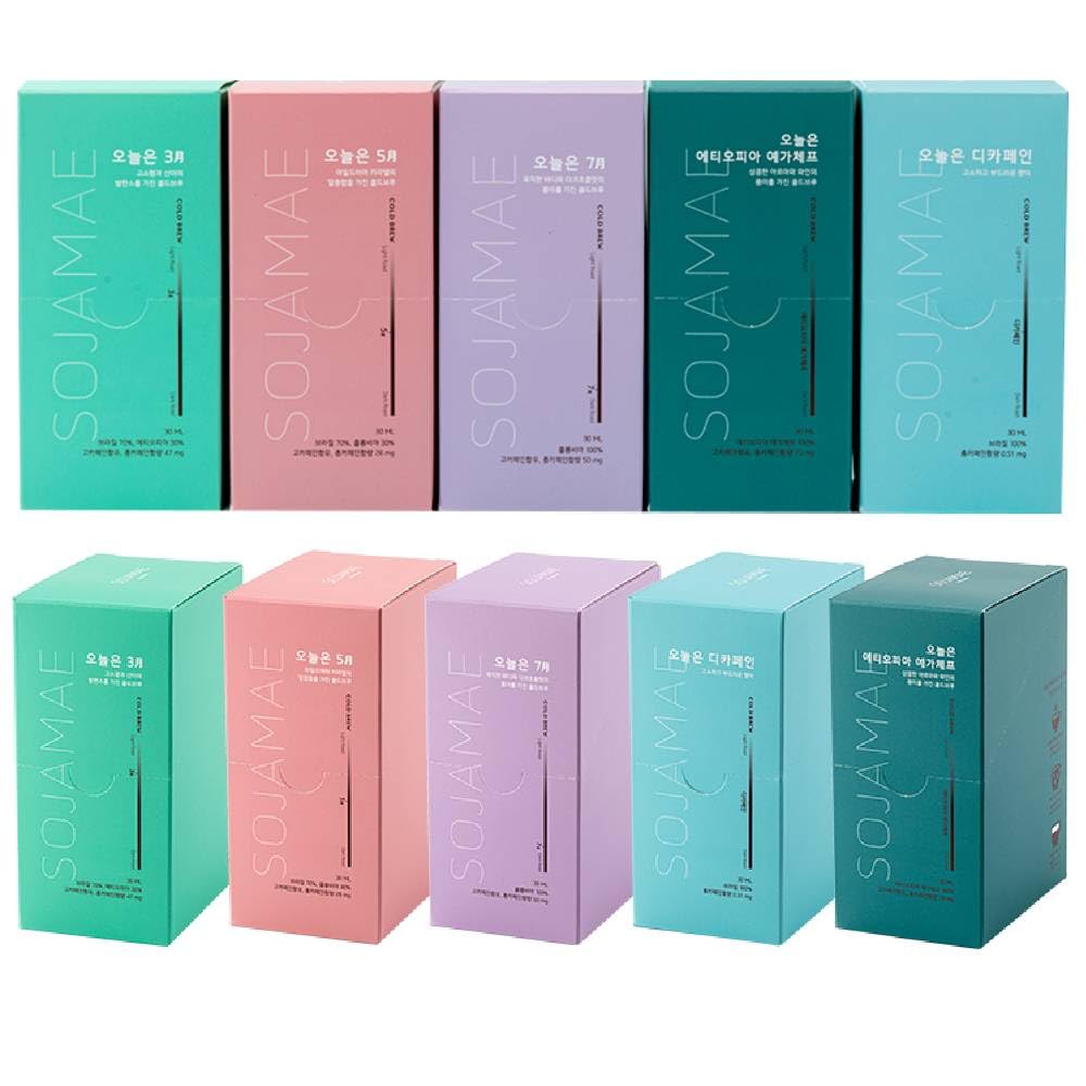 コールドブリューコーヒー濃縮液 ギフトセット 30ml×30個入り 希釈タイプ アイス・ホット対応 個包装ポーションコーヒー 韓国製