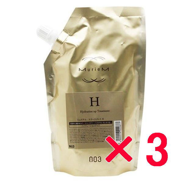 ナンバースリー 003/ミュリアム ゴールド/ミュリアム トリートメント H 500g 詰替え【3個セット】