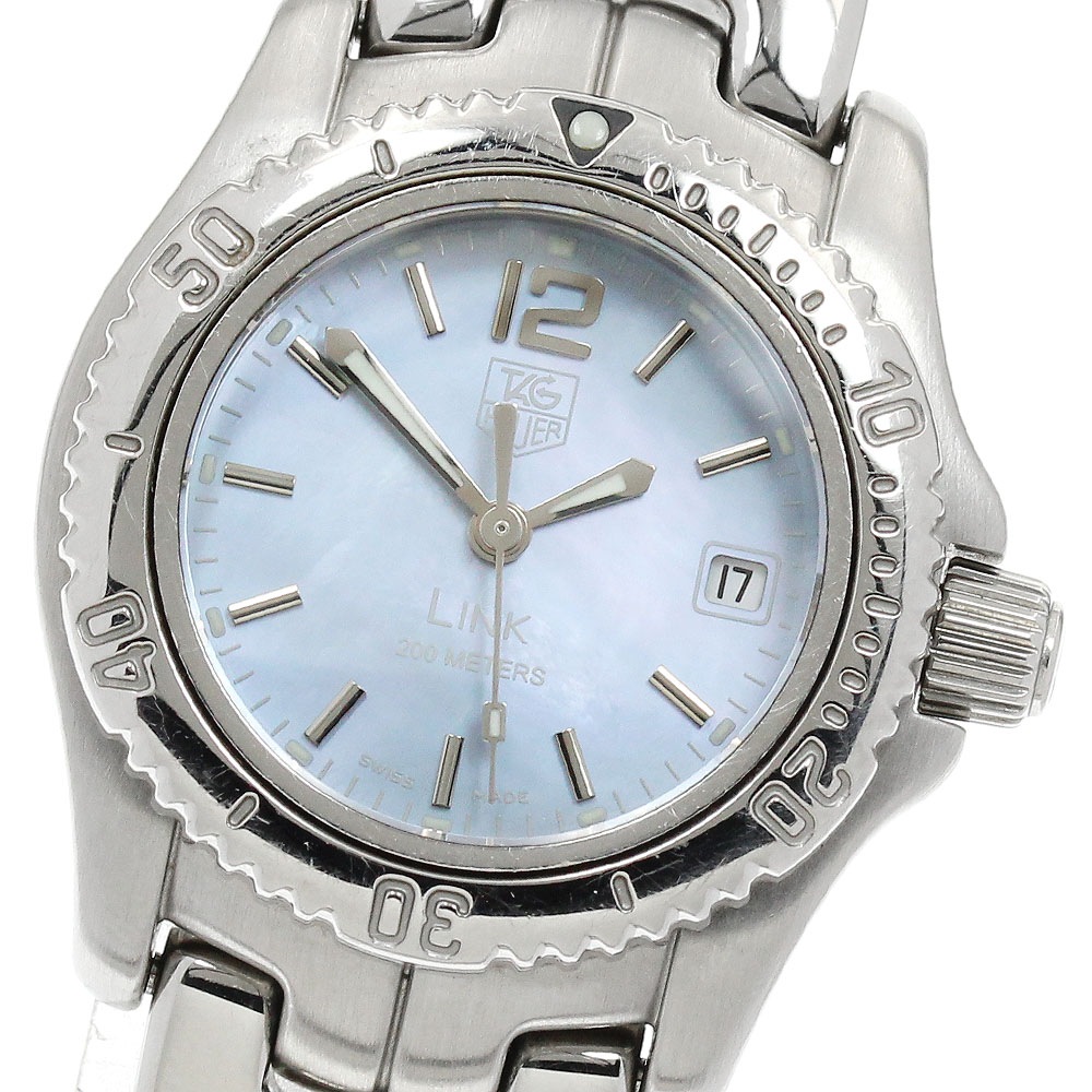 タグホイヤー TAG HEUER WT141G リンク デイト クォーツ レディース 保証書付き_907190【中古】