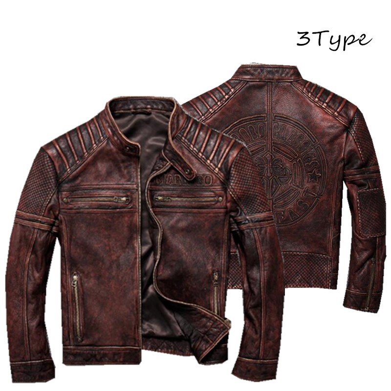 本革ジャケット バイク用 レザージャケット メンズ 革ジャン 牛革 柔らかい バイクジャケット バイ