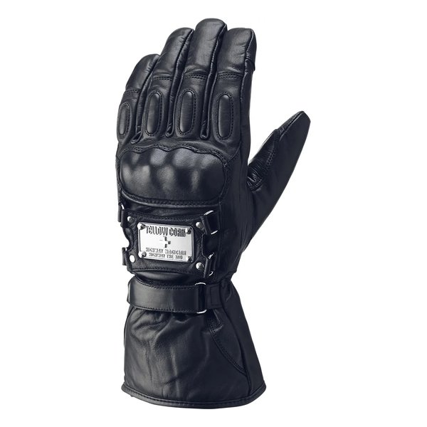 バイク用 秋冬 YG247W レザーウインターグローブ ブラック/Lサイズ