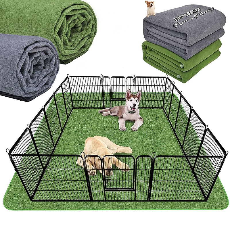 LOOBANI 洗えるペットシーツ ペットマット ペット おしっこマット ペット用 トイレ下敷きマット 速乾 消臭 介護 制菌 超吸収 滑り止め 子犬/シニア犬の尿失禁を助ける再利用可能な防水マット