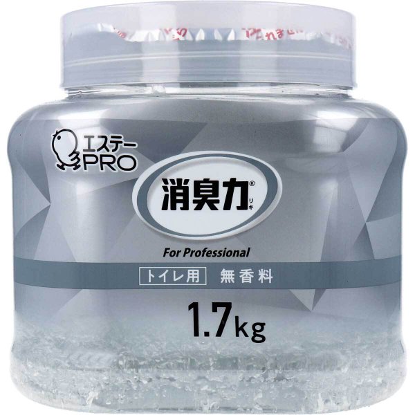 消臭剤 業務用 クラッシュゲル トイレ用 無香料 本体 1.7kg X4個