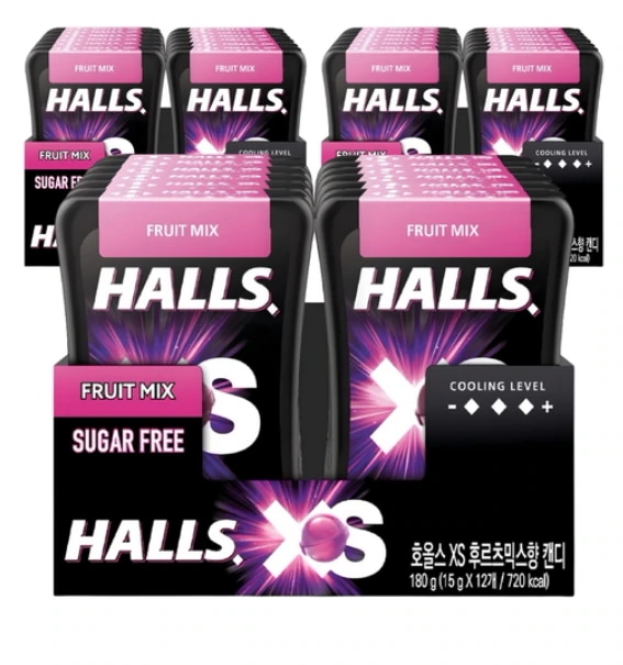 ホールス XS フルーツミックス香キャンディ180g3個