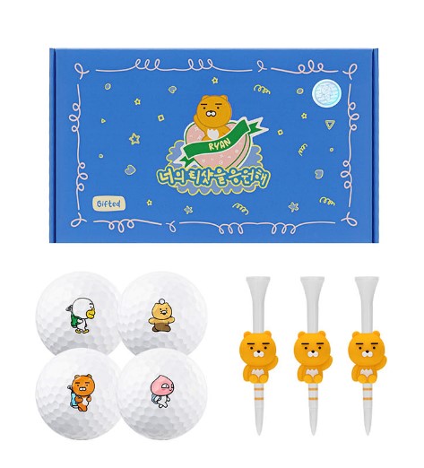 カカオゴルフボールティーショットエディション1個入ライアン