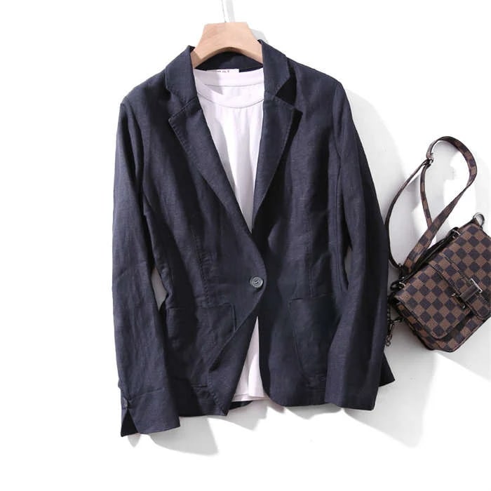 【急速出荷!】ンジャケット レディース テーラードジャケット 長袖ジャケット 無地 アウター ン オフィス カジュアル 麻混 サマージャケット 薄手 フォーマル エレガント ジャケット 仕事用 オフィ