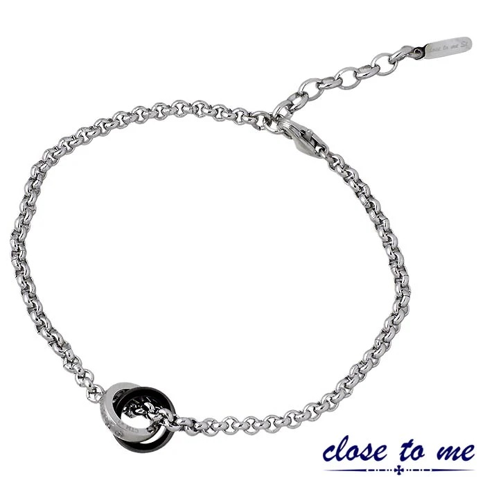 クロストゥーミー close to me ステンレス ブレスレット CZ 金属アレルギー対応