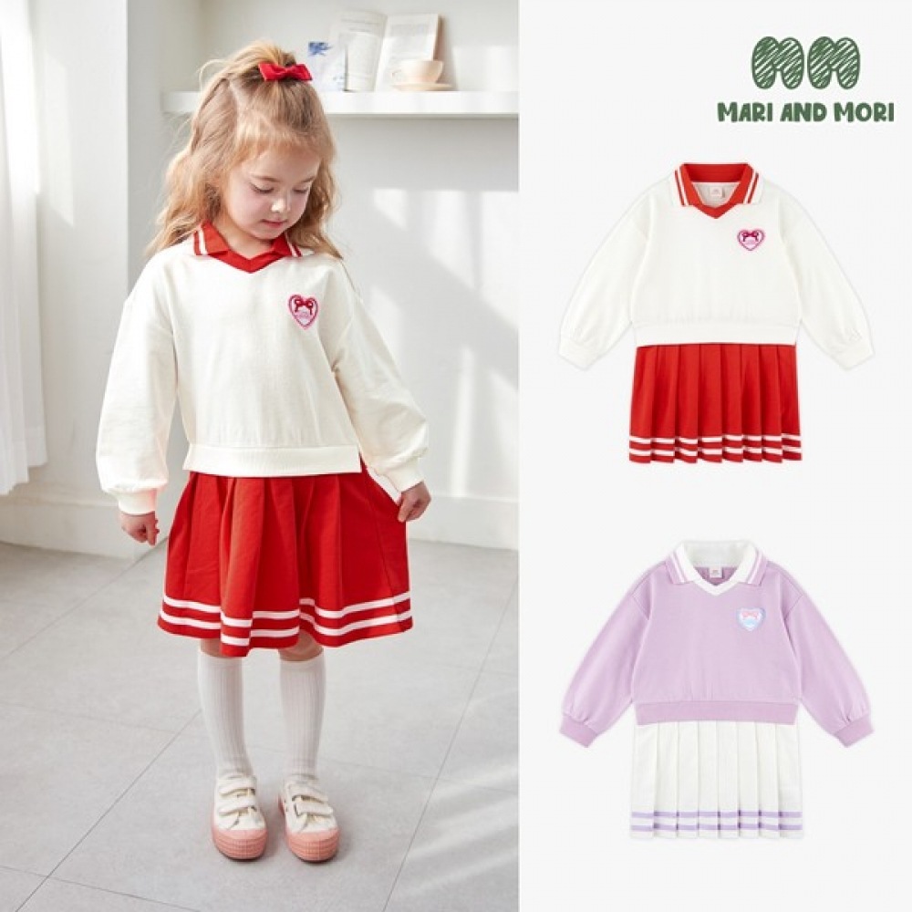 [ウォルトンキッズ] スクールガールプリーツドレス