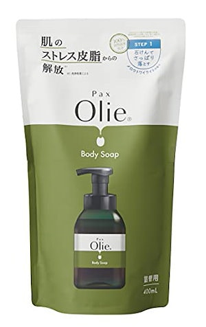 PAX Olie パックスオリー 泡 ボディソープ 詰替用 400ml 無添加 敏感肌用 天然由来100% 太陽油脂 オーガニック