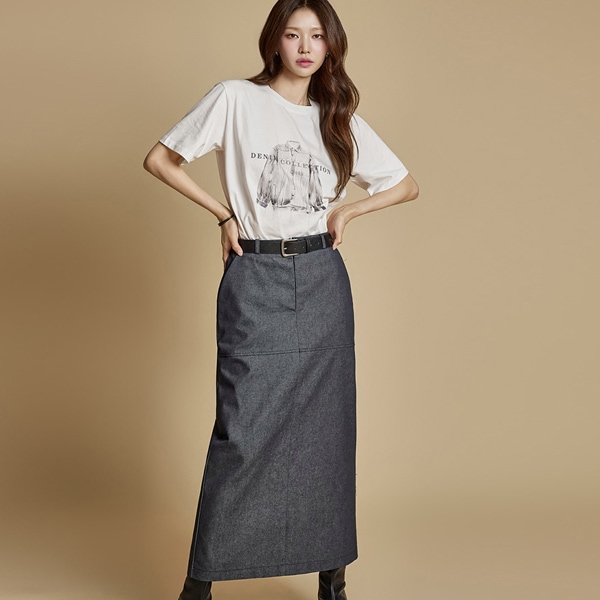 SK3031 バックスリット スカート