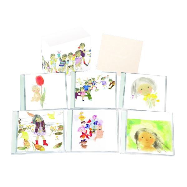 懐かしの童謡・唱歌 (CD6枚組 全120曲) いわさきちひろ作水彩画ジャケット 別冊歌詞ブックレット カートンBOX付き (音楽)