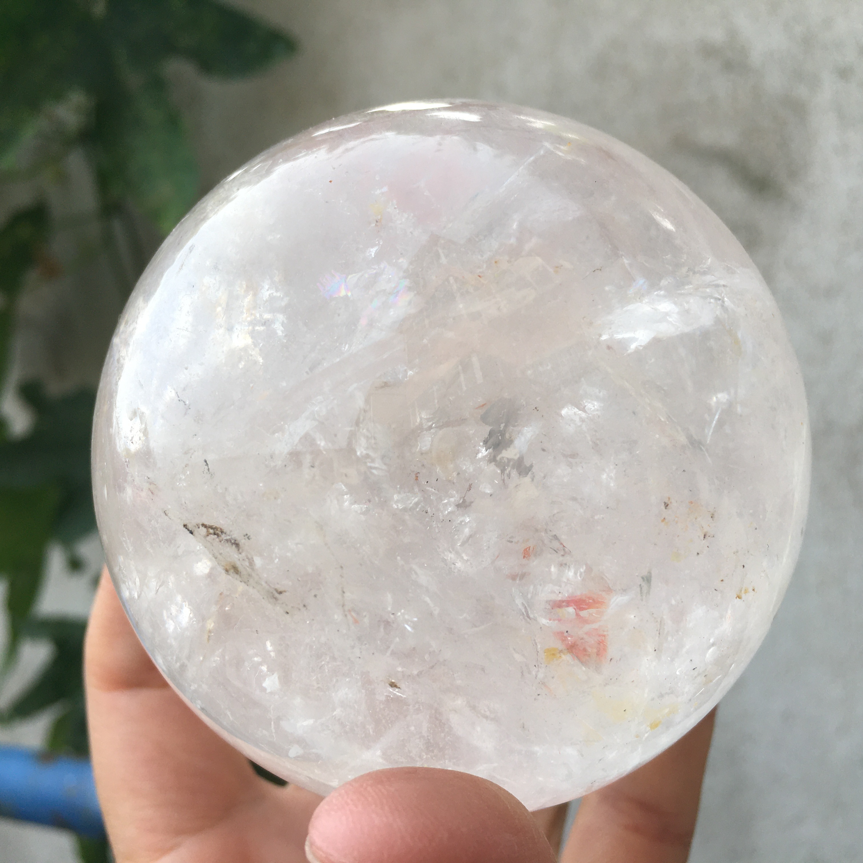 白水晶球,天然水晶,714g