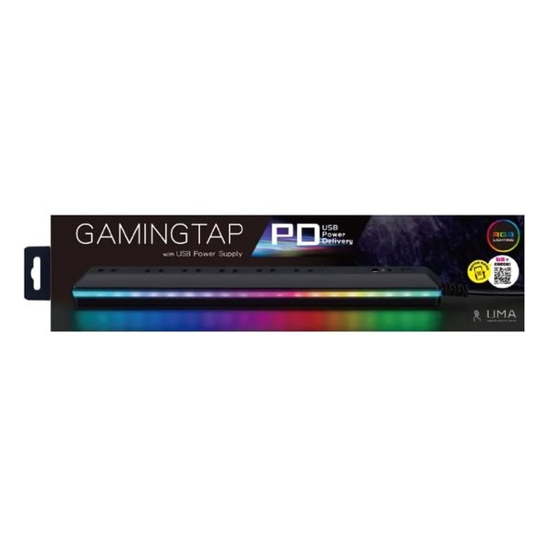 ゲーミングタップPD20W 6個口2m UMA20-BK