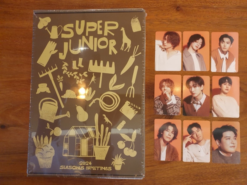 【未開封新品】スーパージュニア（SUPER JUNIOR） - 2024 SEASON'S GREETINGS（特典フォトカードセット付き）KPG