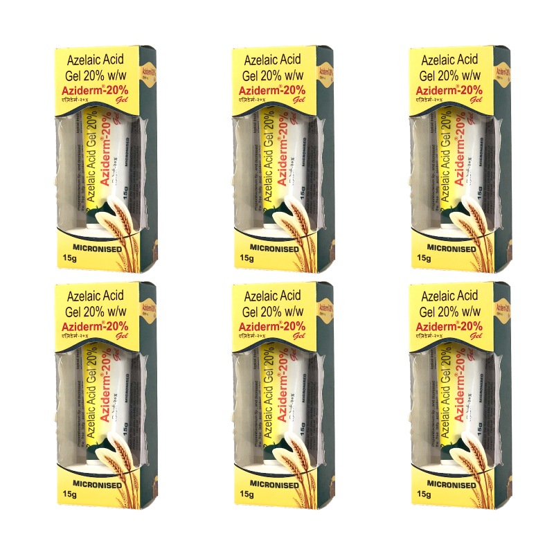 アジダームジェル 20% 6本セット 1本/15g アゼライン酸