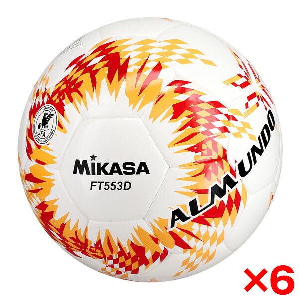 6個セット FT553D-RO ALMUNDO サッカーボール 検定球 5号球 シームロック 26,499円