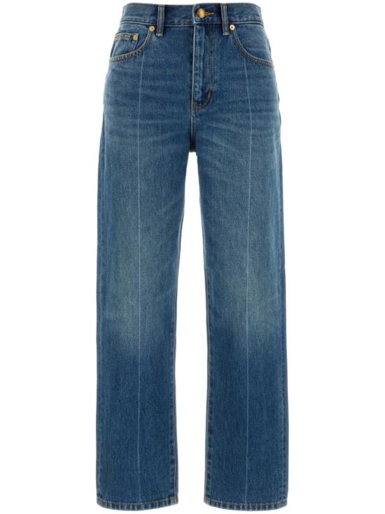 TORY BURCH Women Denim Pants 166401 433 Blue