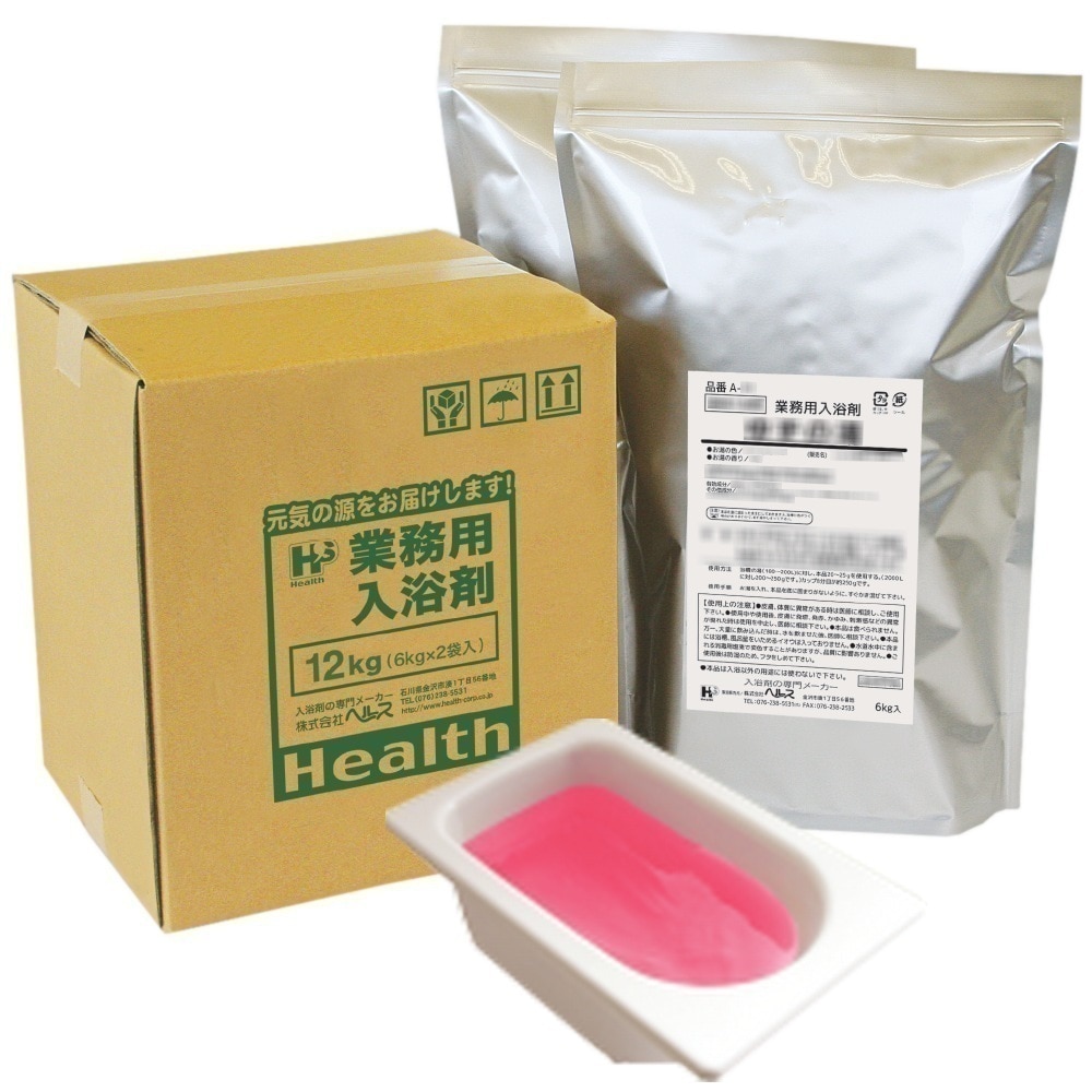 業務用入浴剤　A-31　スタンダード　薔薇（ばら）の香湯　12kg（6kg×2袋）【メーカー直送または取り寄せ】