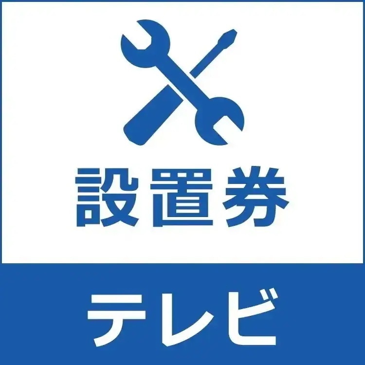 テレビ設置券 当店取り扱い商品のみ使用可　メガ割