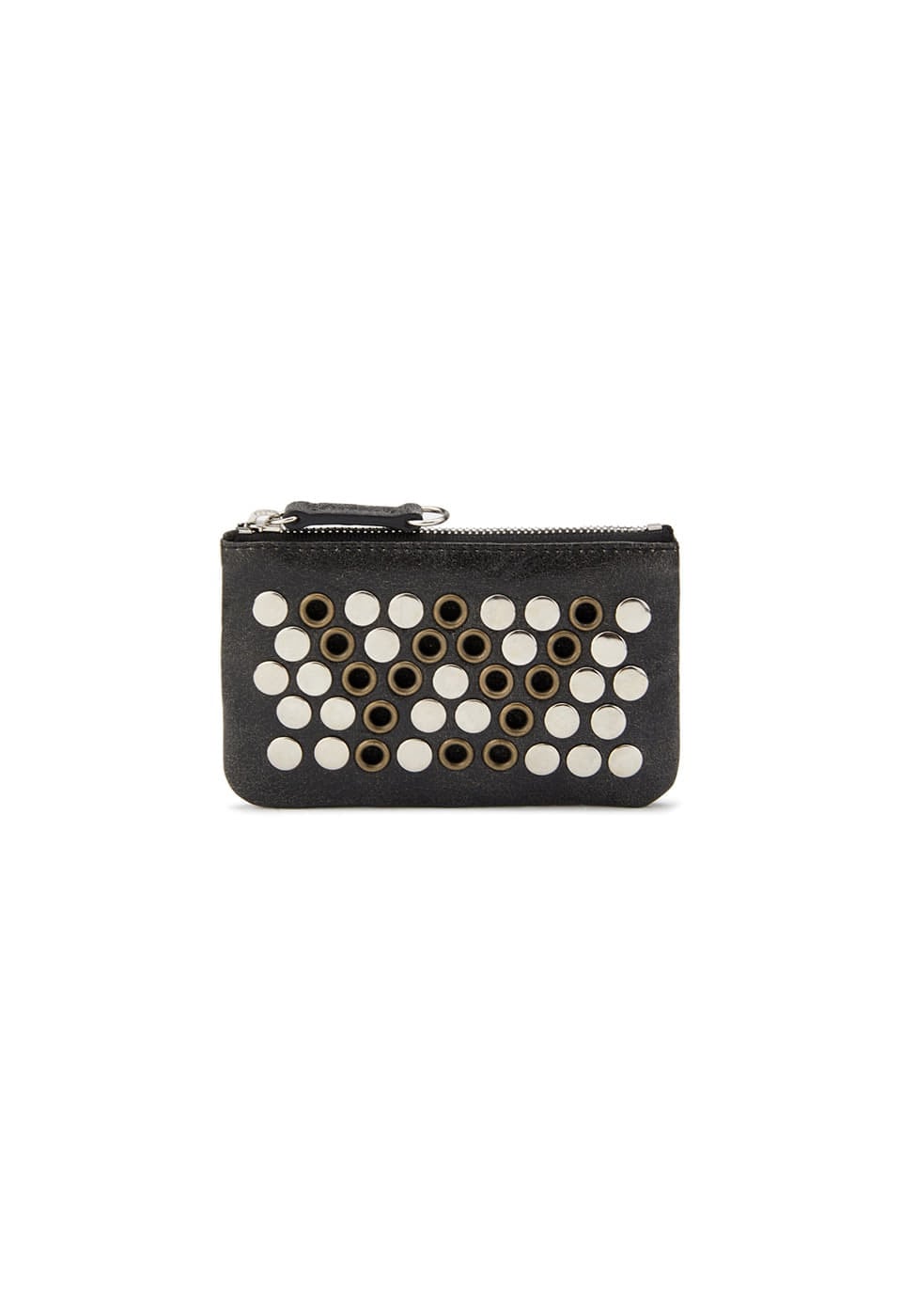 【OPEN Yy】 26SS YY PUNCH STUD CHAIN WALLET : BLACK