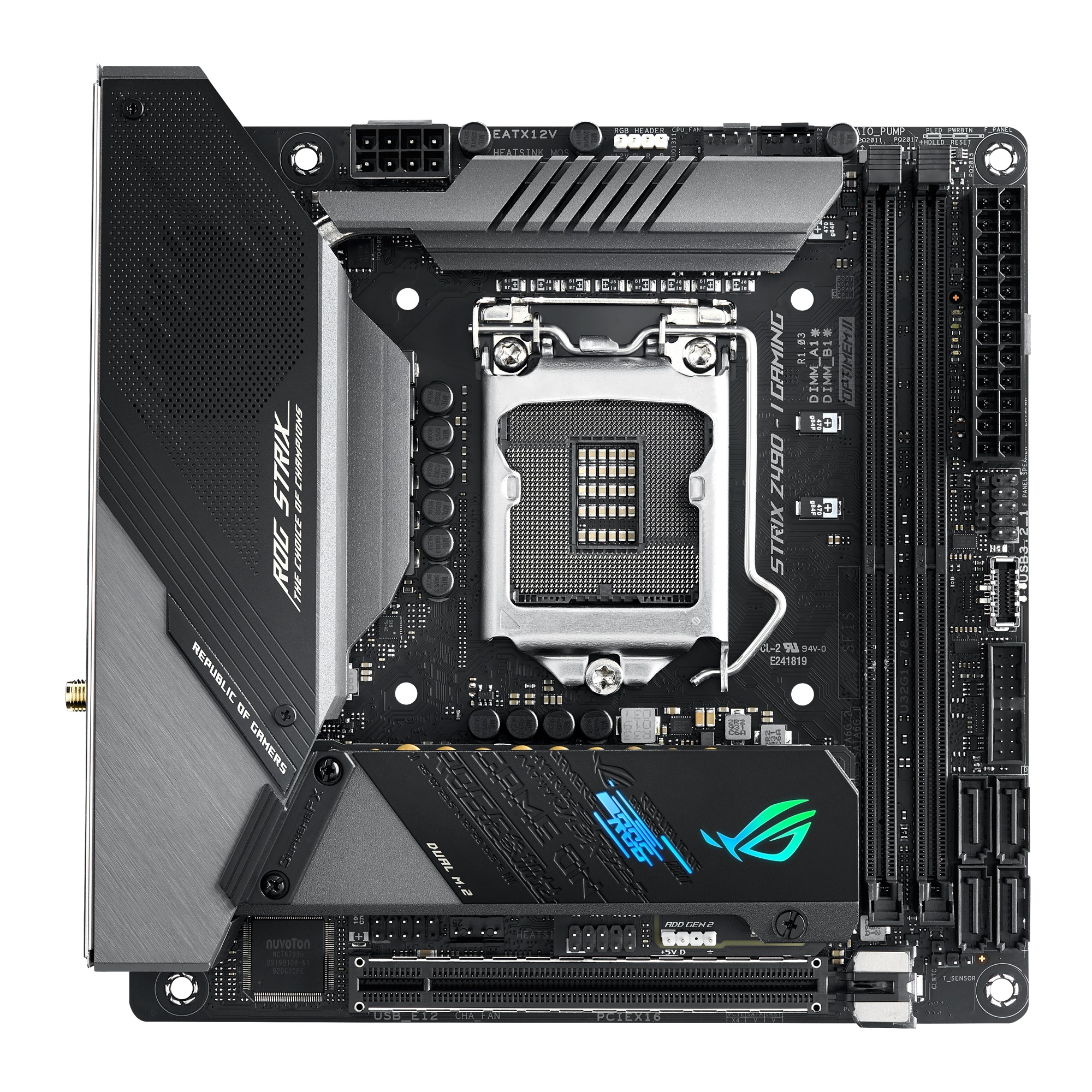 ASUS ROG STRIX Z490-I Gaming Intel Z490 Mini-ITX L