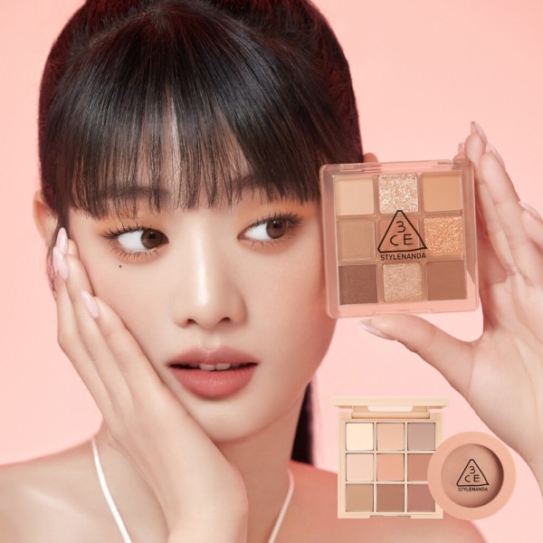 (2点セット) マルチ アイ カラー パレット+フェイスブラシ