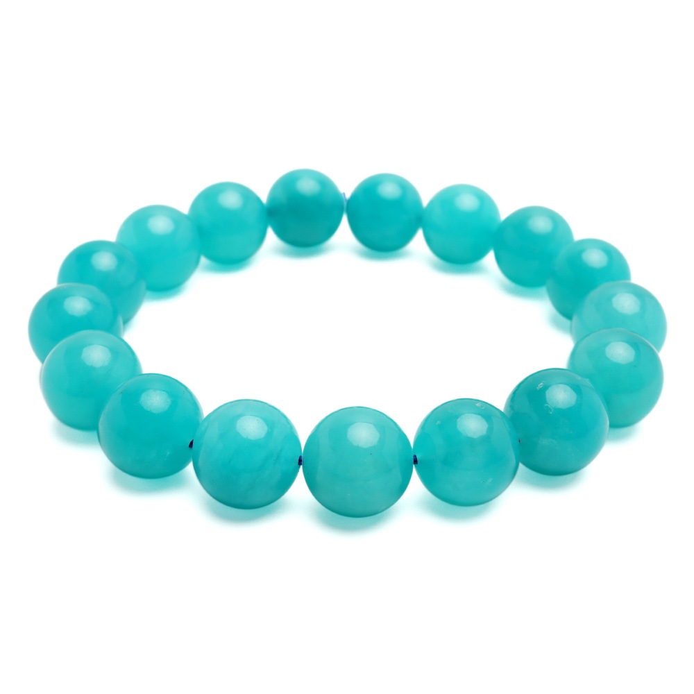 天然アマゾナイトブレス 12.5mm [b867-12mm]