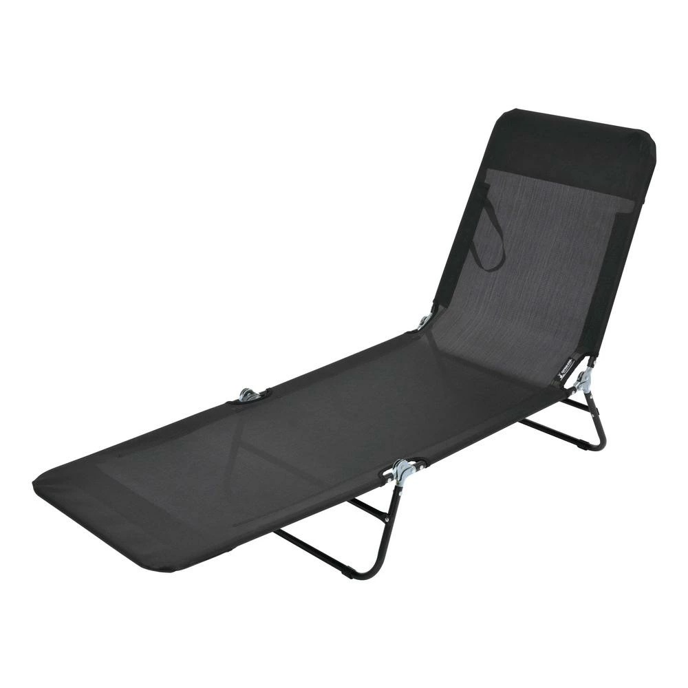 25新商品(CAPTAIN STAG クールメッシュ リクライニングベッド type2 (ブラック クールメッシュ ブラック リクライニングベッド アウトドア用品 キャンプ用品 森林浴 海水浴 プ