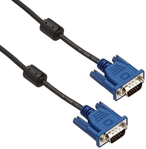 ディスプレイケーブル D-Sub15ピン（ミニ）オス-D-Sub15ピン（ミニ）オス スリム RoHs対応 20m ブラック CAC-L20BK/RS