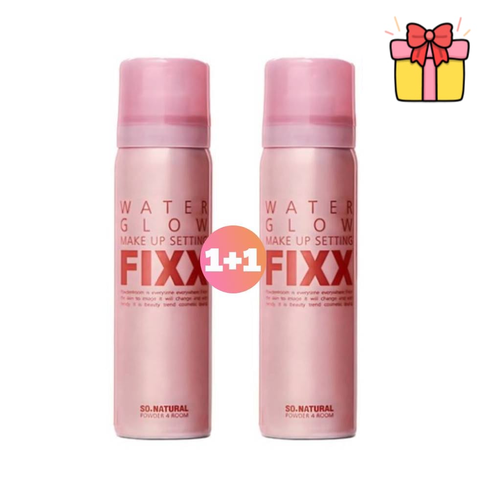 [1+1] ウォーターグローメイクセッティングピクサー 75ml x 2個/花の香り/メイク固定ミスト/ 霧吹き缶タイプ/メイクキープミスト/スキンケアミスト ピクサー