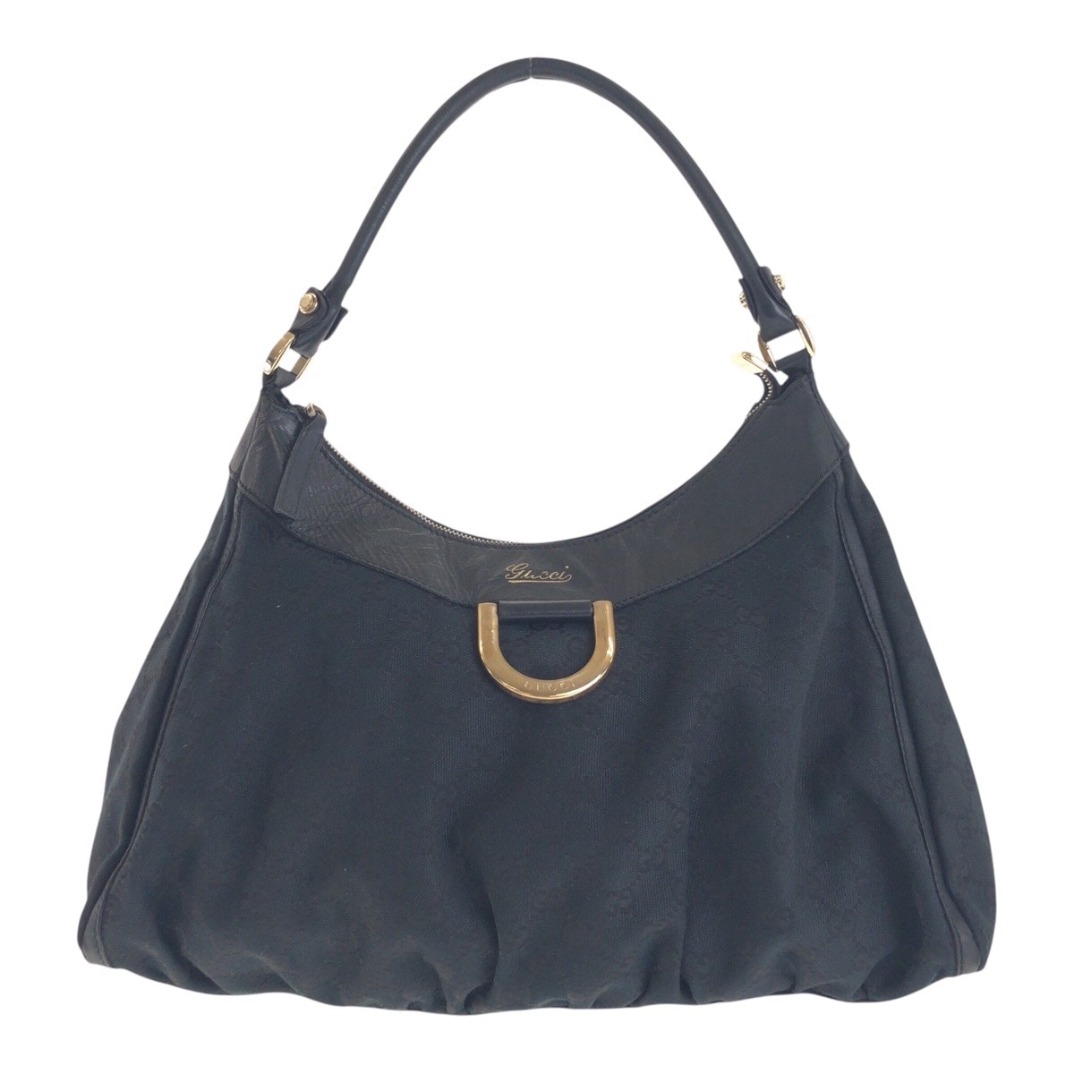 アビー ホーボー ブラック 黒 ゴールド金具 GGキャンバス/レザー 189833 ショルダーバッグ レディース 410350