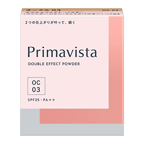 プリマヴィスタ ダブルエフェクト パウダー オークル03 SPF 25 PA**パウダーファンデーシ
