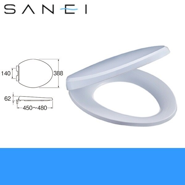 PW9032-B 前丸便座 ブルー[]