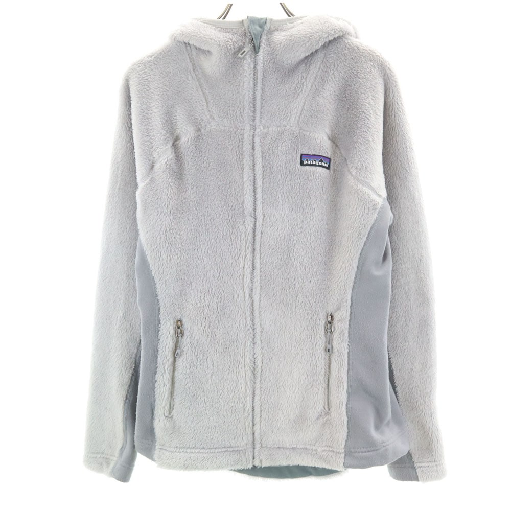 フリースジャケット S グレー レディース 古着