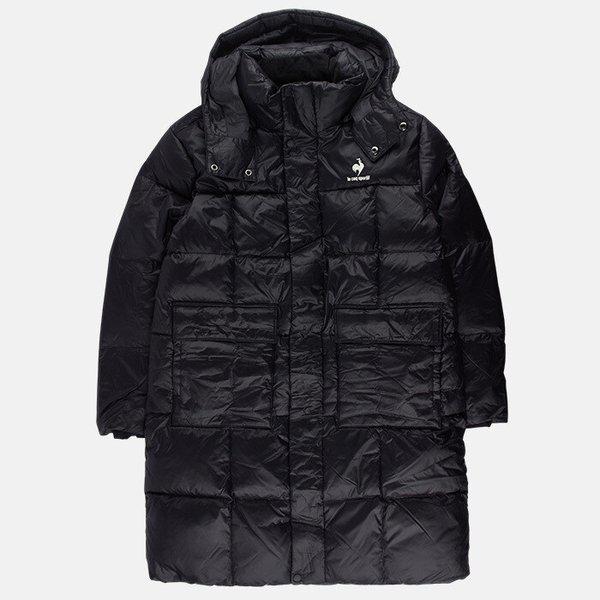 共用ノバキルティングロングダックダウンジャケット ブラック QP423FDJO2