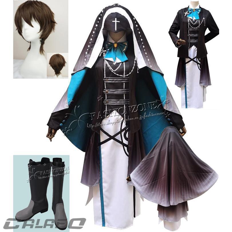 IdentityV 第五人格 占い師(イライ・クラーク)　真夏のお茶会 コスプレ衣装 ウィッグ 靴 cosplay イベント パーティー コスチューム 変装 仮装