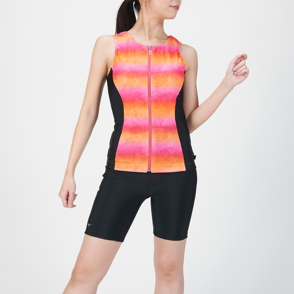 MIZUNO ミズノ アクアフィットネス用セパレーツ ボタン付 レディース スイム セパレーツタイプ N2JGA82096