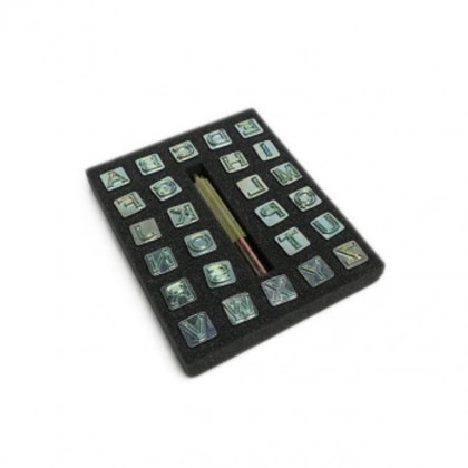 アルファベット刻印セット(ブロック体) 大 26文字 PI8143-00