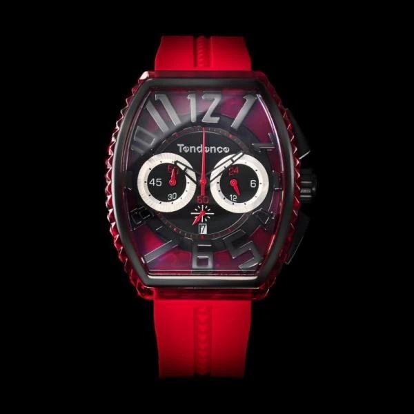 腕時計 Tendence テンデンス TY860002 メンズ アナログ ブラック レッド 国内正規品
