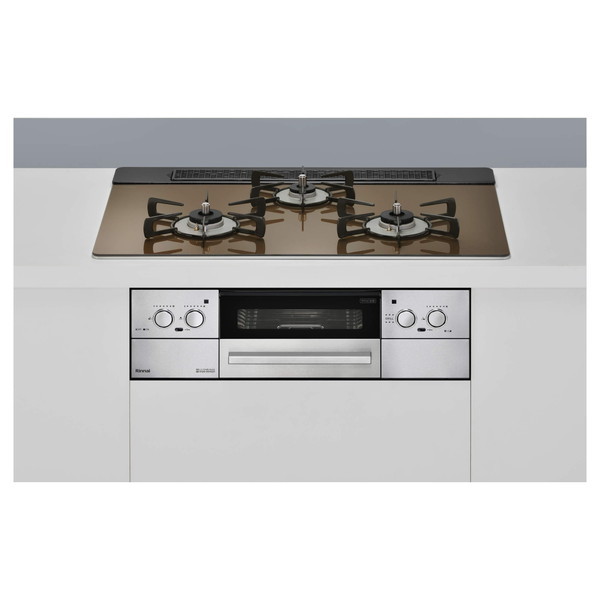 RHS71W32L23RASTW-13A ベイクドキャメル Lisse [ビルトインガスコンロ(都市ガス用両側強火力幅75cm)]